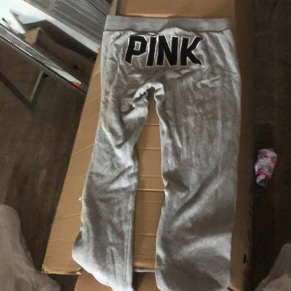VS PINK grey sweatpants